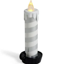 Bougie LED flamme effet fondant avec support - 3 coloris