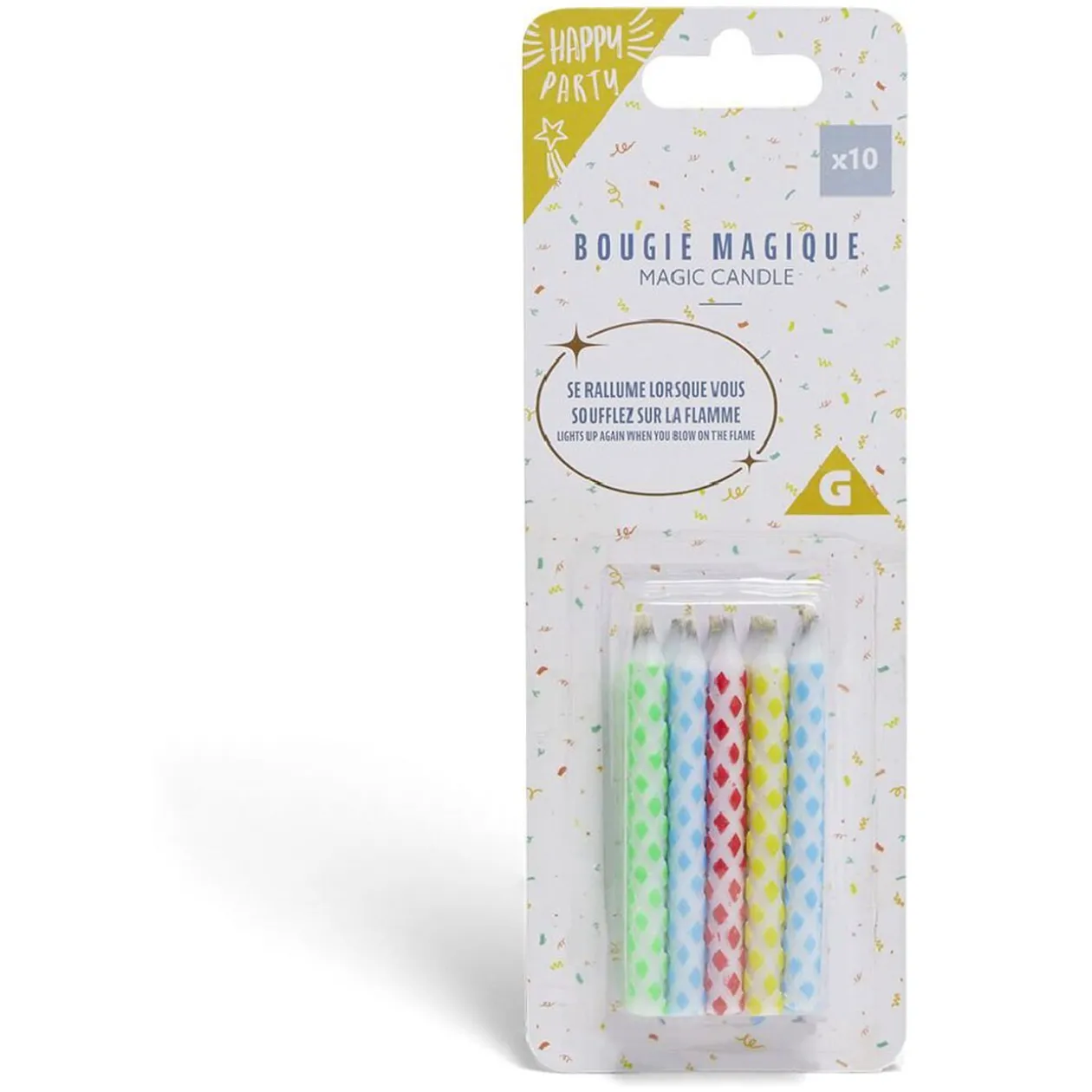 Bougie magique x10