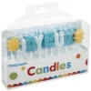 Bougies Joyeux anniversaire bleu
