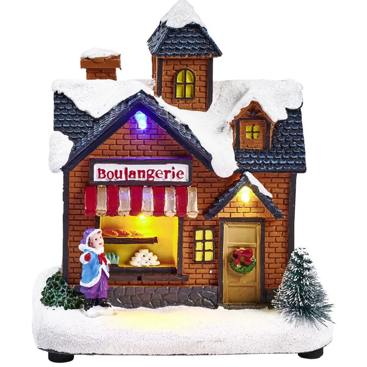 Boulangerie lumineuse Village de Noël