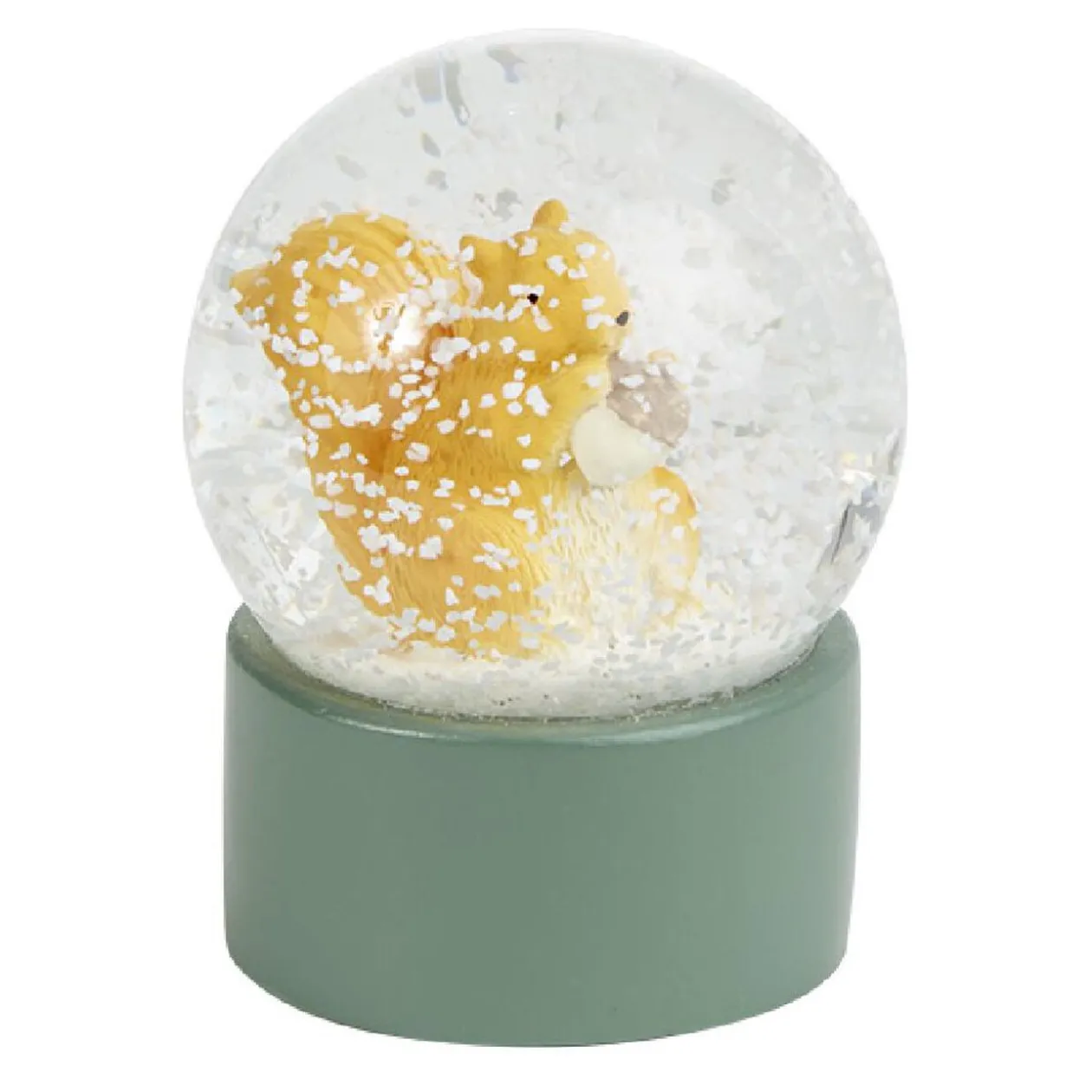 Boule à neige animal de Noël