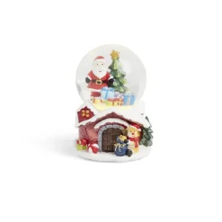 Boule à neige Noël Ø8,3xH10,5 cm - 4 modèles