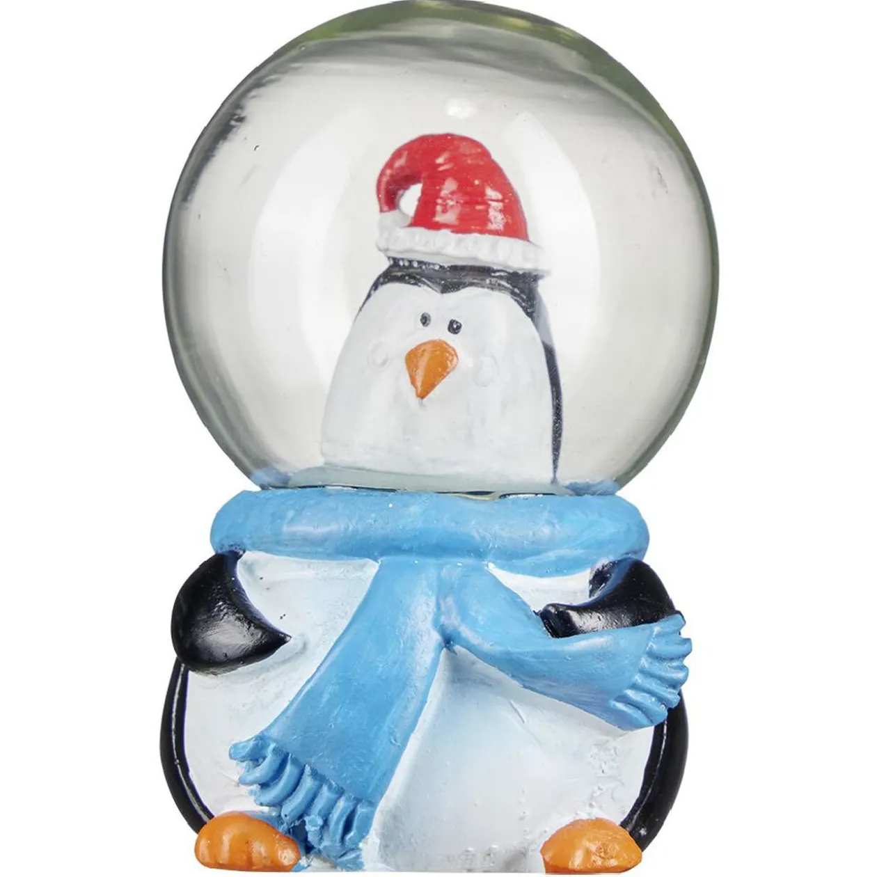 Boule à neige personnage de Noël Ø4,5xH7cm