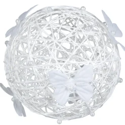 Boule blanche à suspendre