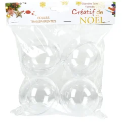 Boule création de Noël x4
