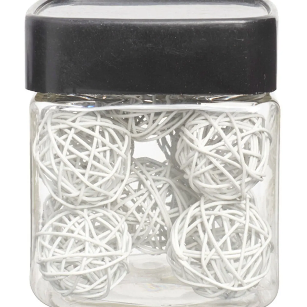 Boule décorative blanche x12