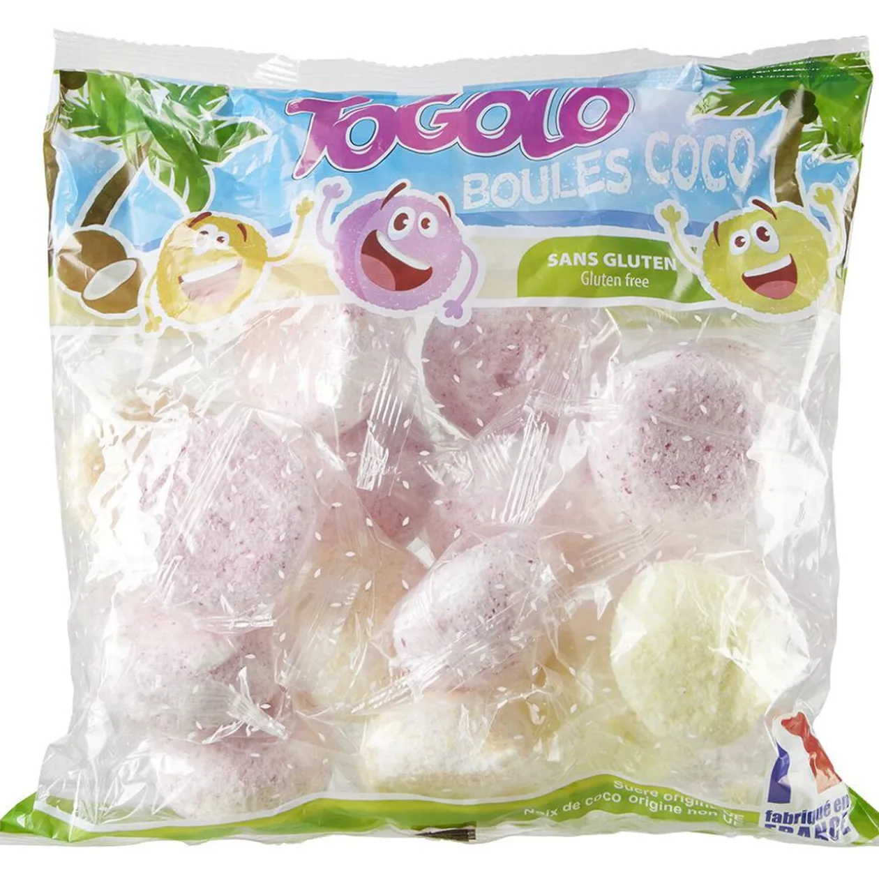Boule de coco Togolo bonbon sans gluten