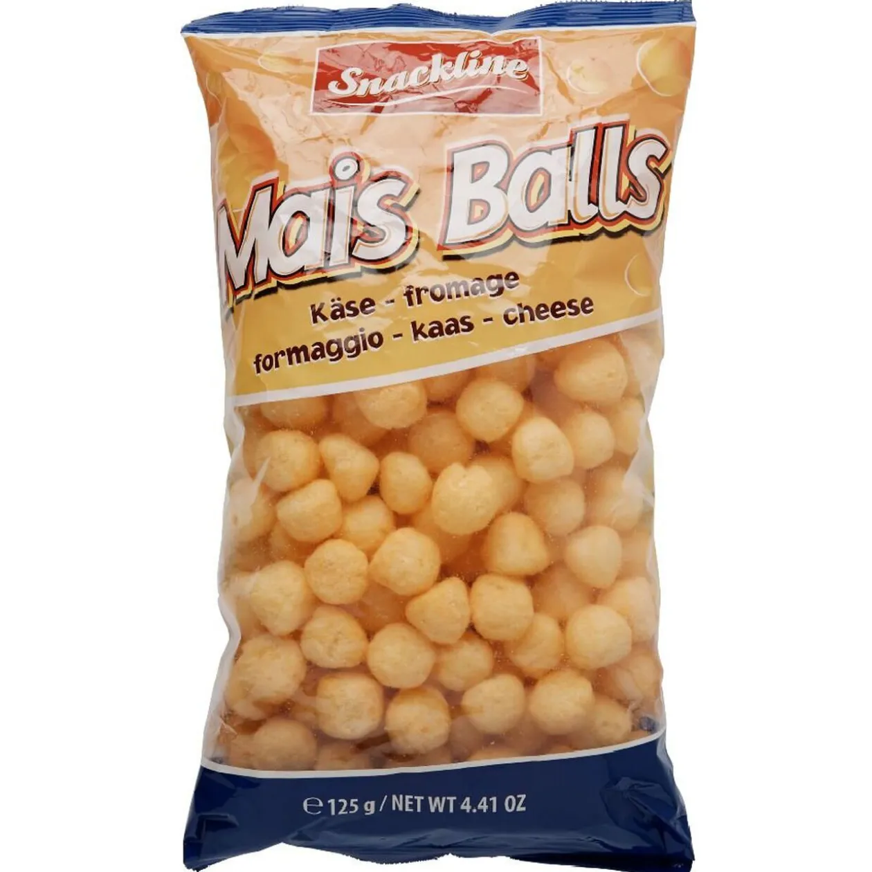 Boule de maïs soufflé saveur fromage - 125g
