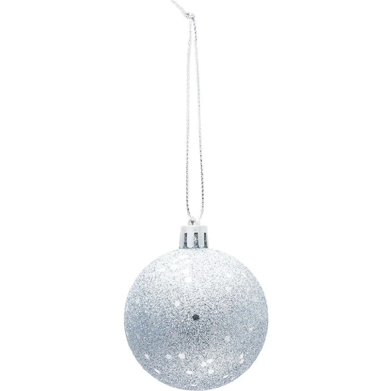 Boule de Noël à paillettes Ø6 cm