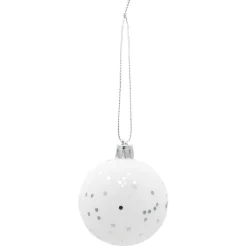 Boule de Noël à paillettes Ø6 cm