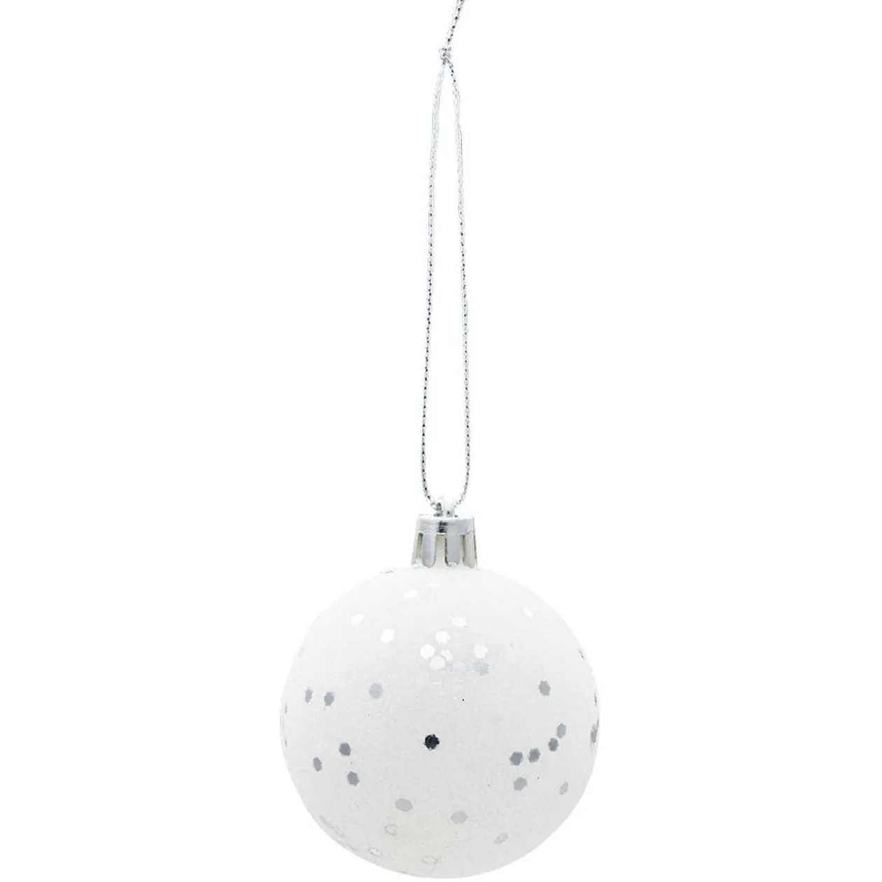 Boule de Noël à paillettes Ø6 cm