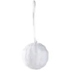 Boule de Noël à suspendre blanche