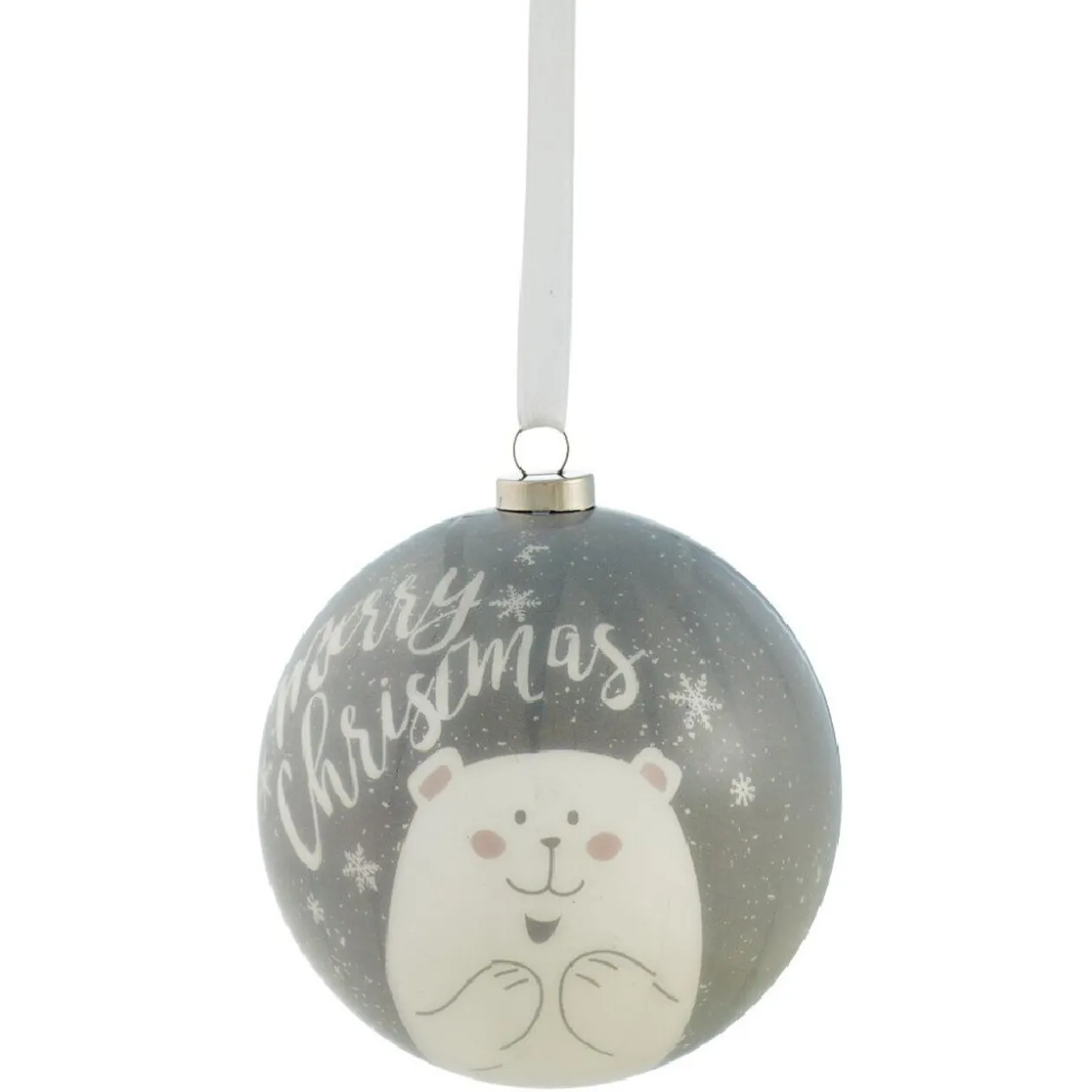 Boule de Noël à suspendre design cocooning