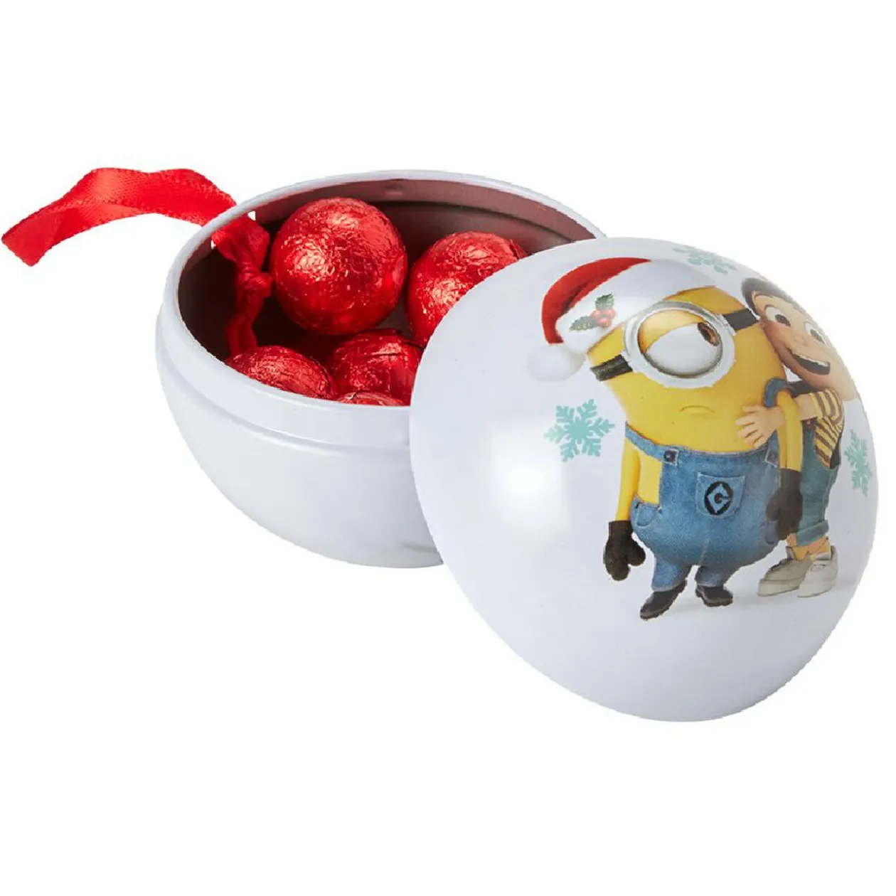 Boule de Noël à suspendre garnie 24 bonbons