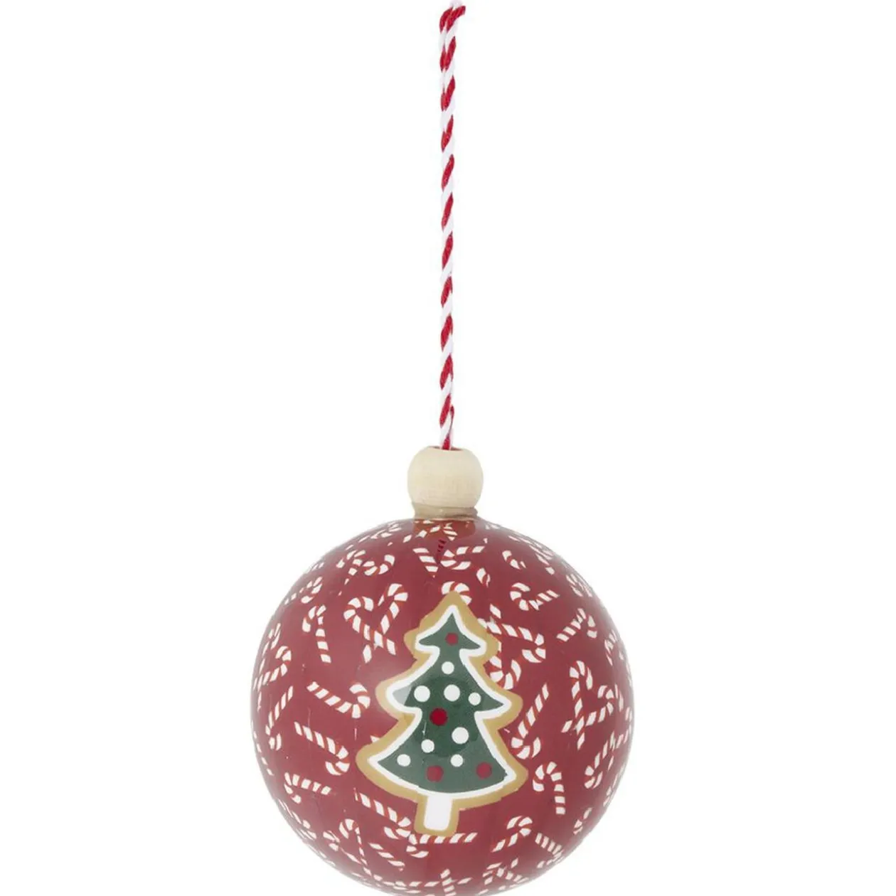 Boule de Noël assortie traditionnelle Ø8cm