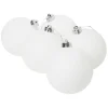 Boule de Noël blanche Ø12cm x5