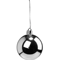 Boule de Noël bleu et argenté x32