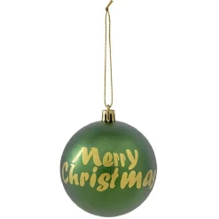 Boule de Noël colorée avec inscription Merry Christmas