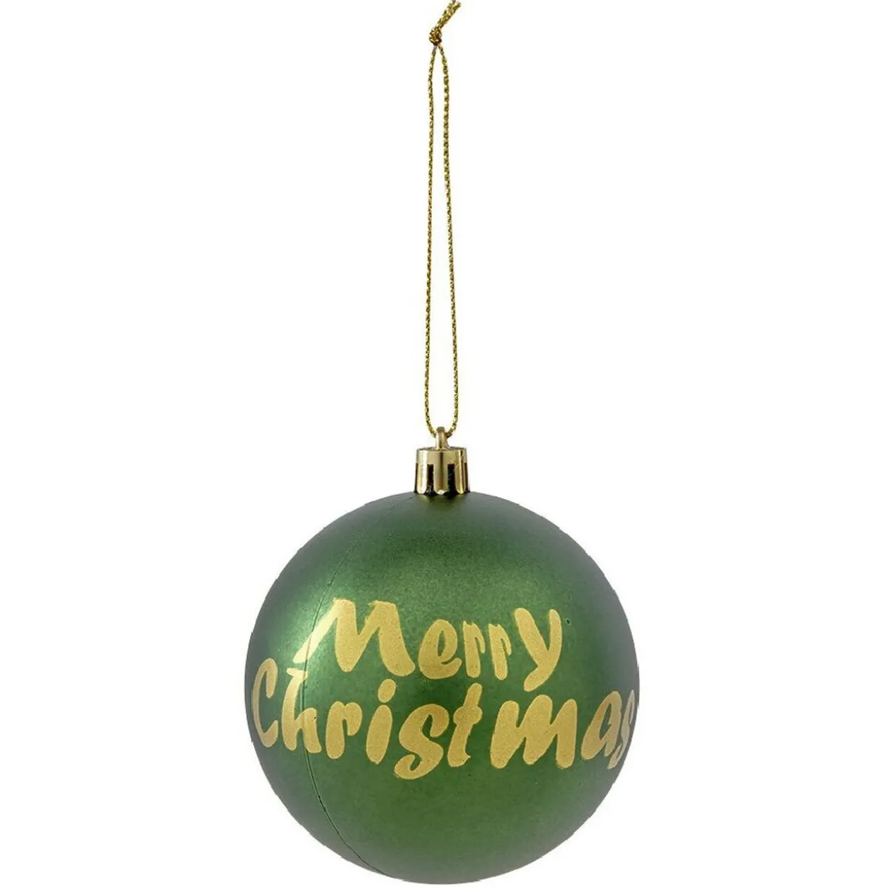 Boule de Noël colorée avec inscription Merry Christmas