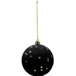 Boule de Noël déco étoiles Ø8 cm