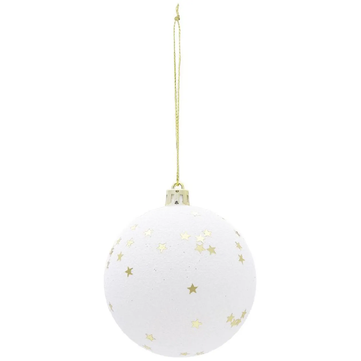 Boule de Noël déco étoiles Ø8 cm