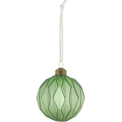 Boule de Noël design en verre