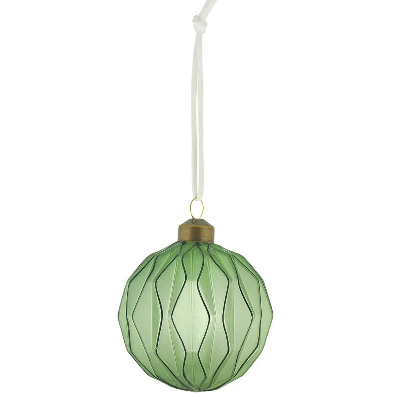 Boule de Noël design en verre