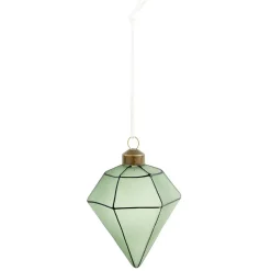 Boule de Noël design en verre