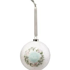 Boule de Noël design floral Ø8cm