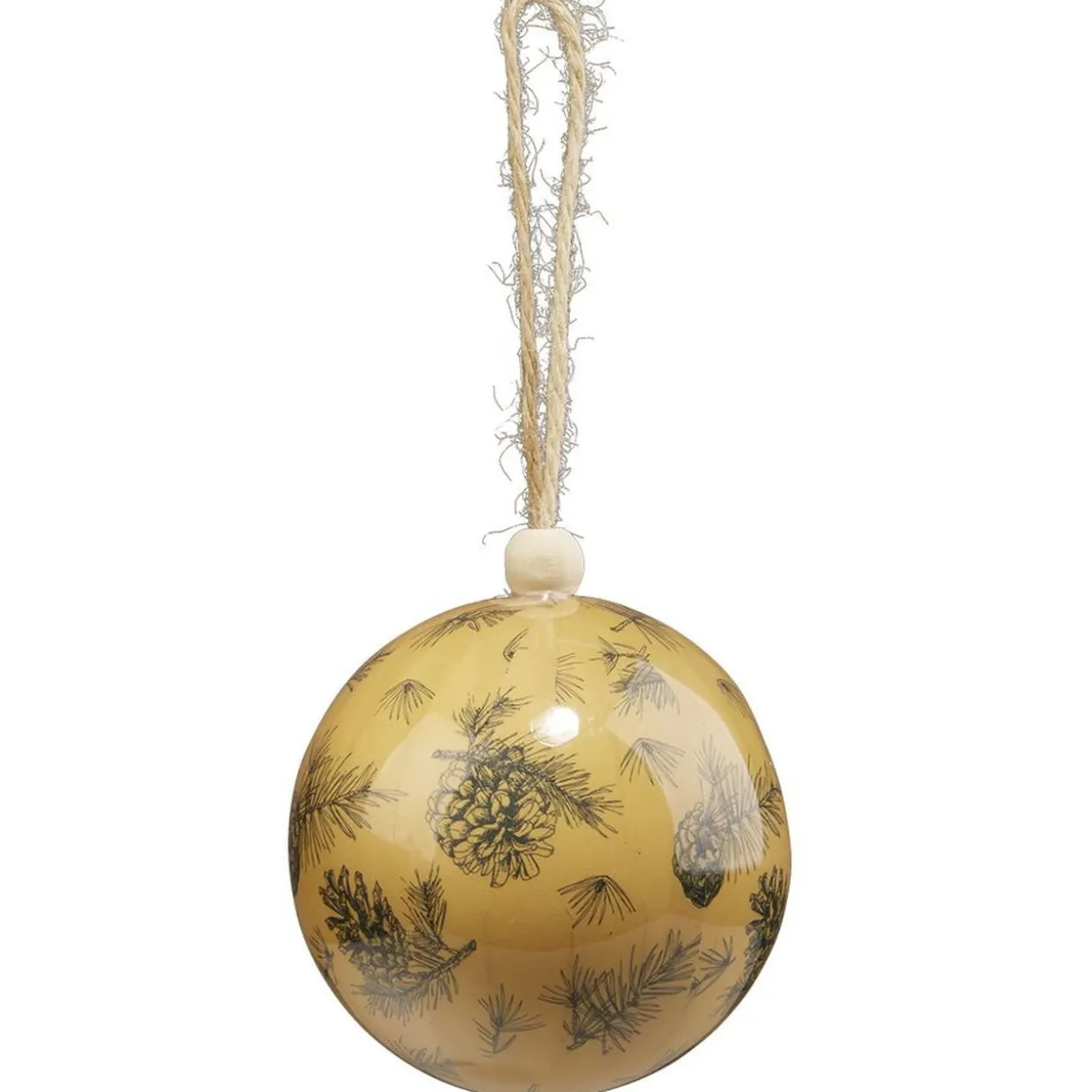 Boule de Noël design forêt Ø8cm
