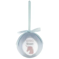 Boule de Noël design Noël poudré