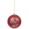Boule de Noël design tradition Ø8 cm
