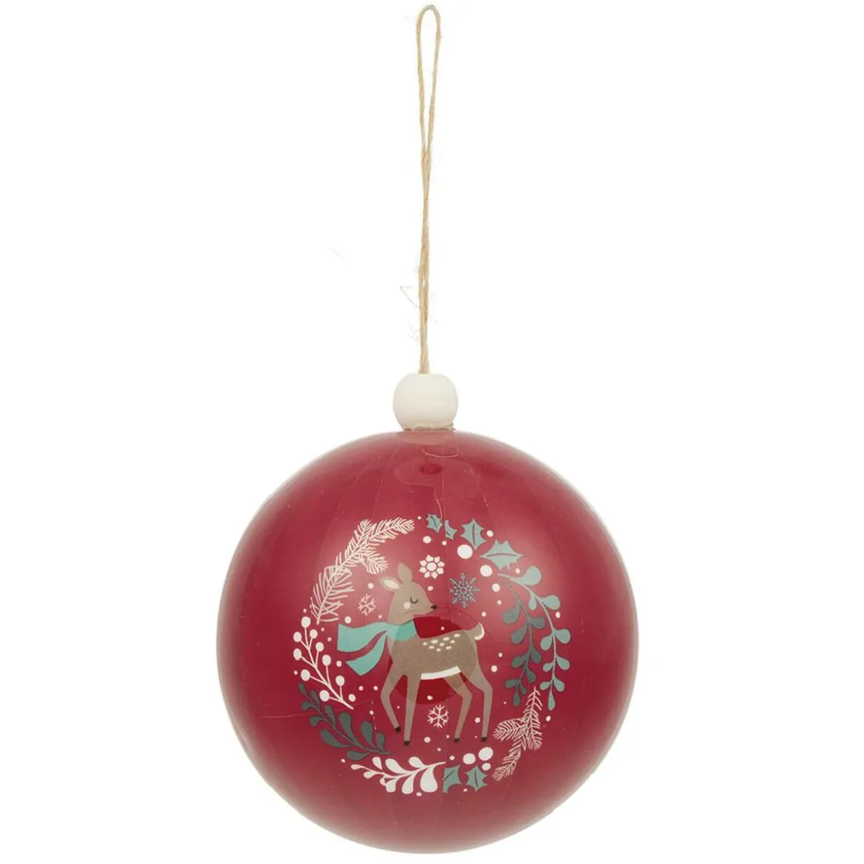 Boule de Noël design tradition Ø8 cm