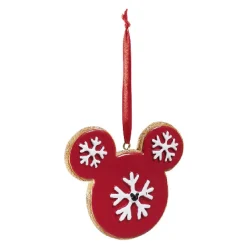 Boule de Noël Disney design Mickey rouge et blanc