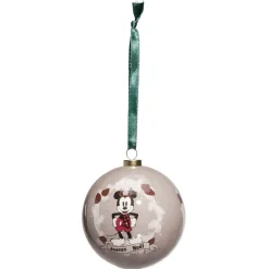 Boule de Noël Disney Mickey gris Ø7,5cm
