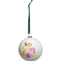 Boule de Noël Disney Princesses vert Ø7,5cm