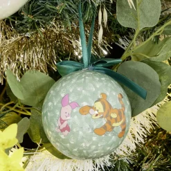 Boule de Noël Disney Winnie L'ourson vert Ø10cm