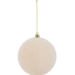 Boule de Noël effet floqué