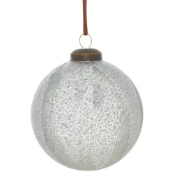 Boule de Noël effet givré