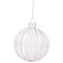 Boule de Noël en verre à suspendre