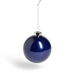 Boule de Noël en verre boréal Ø8cm - 3 modèles