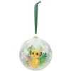 Boule de Noël en verre Disney Le Roi Lion verte et blanche Ø9,5cm