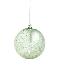 Boule de Noël flocon de neigeà suspendre