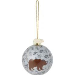 Boule de Noël forêt de Noël Ø8cm - 3 modèles