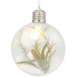 Boule de Noël lumineuse à suspendre