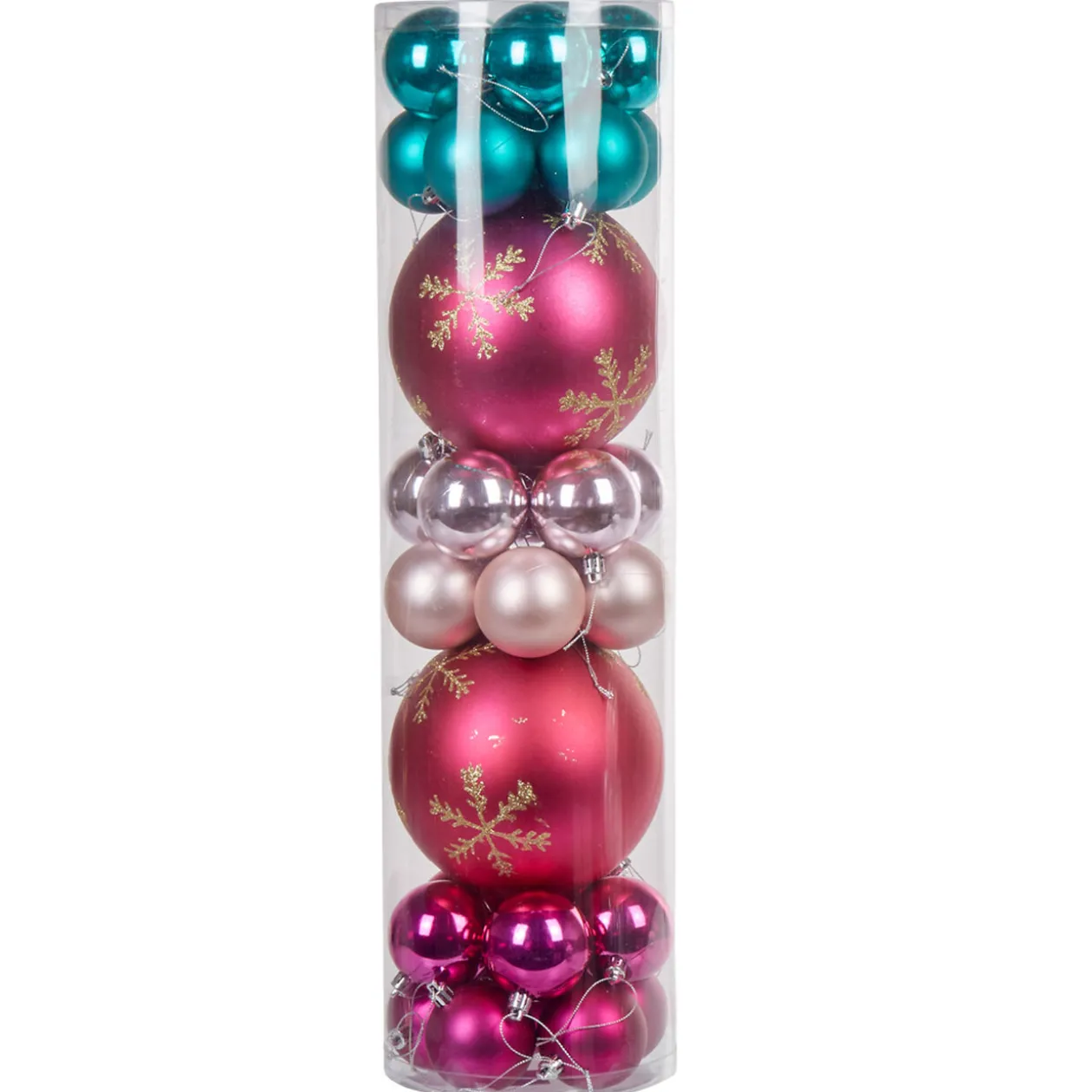 Boule de Noël multicolore x 32