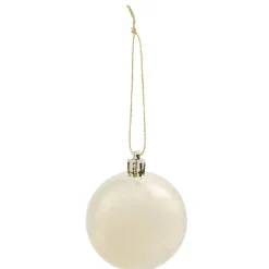 Boule de Noël rose et dorée x10