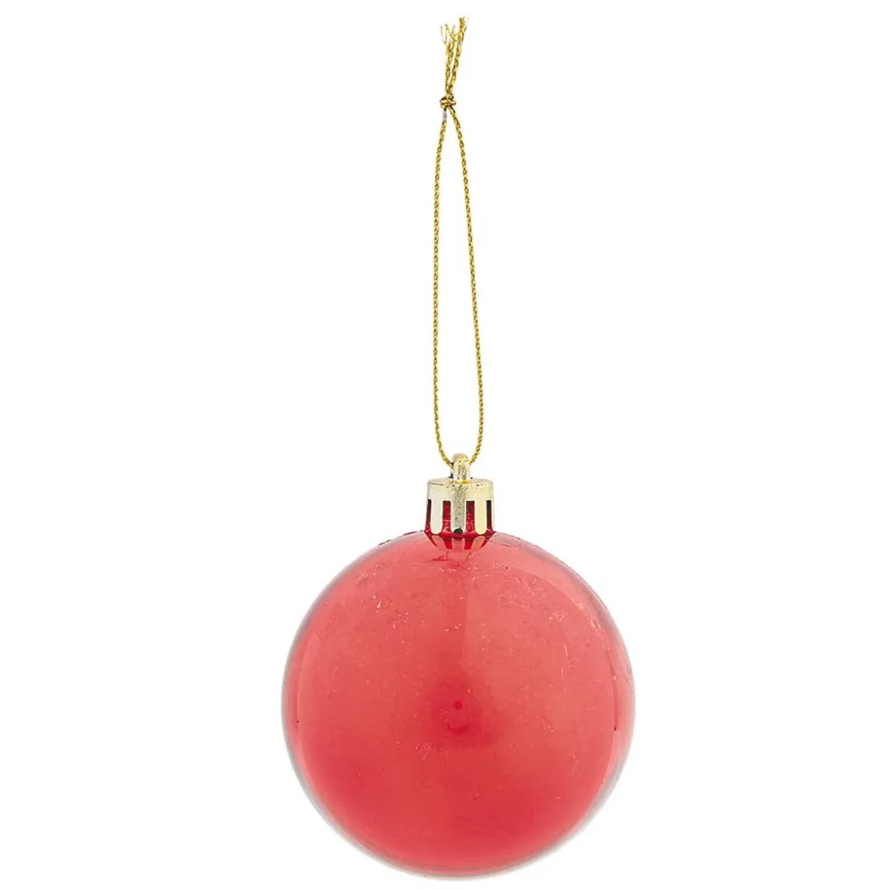 Boule de Noël rouge et blanche x32