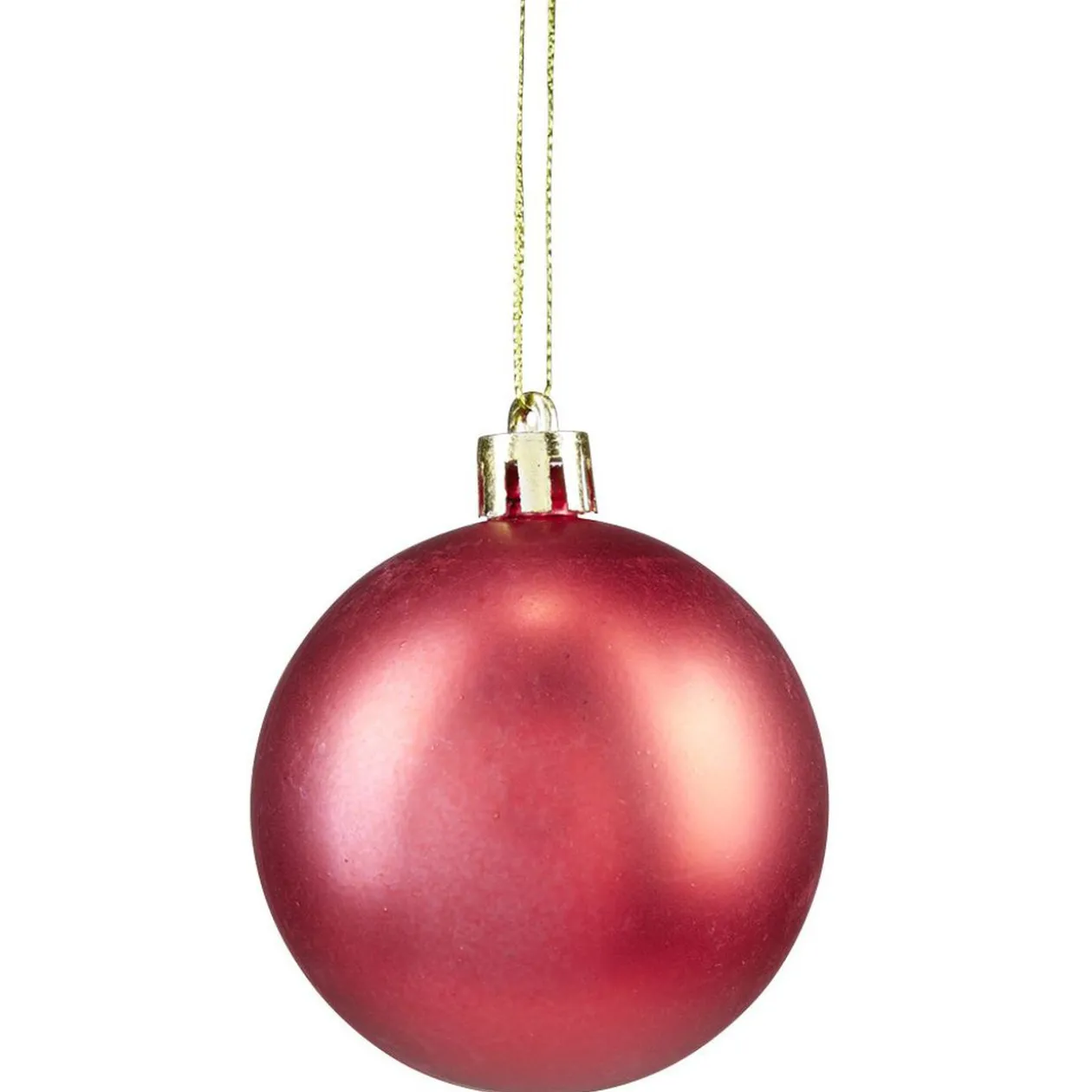 Boule de Noël rouge et blanche x32