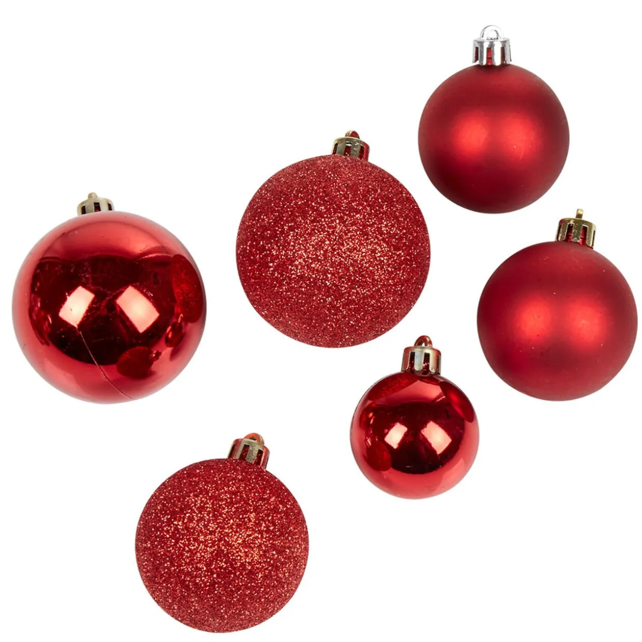 Boule de Noël rouge x20